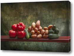   Постер Натюрморт с овощами