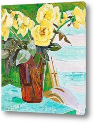   Картина Натюрморт с желтыми цветами, 1939
