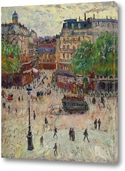   Картина Площадь в Париже