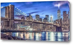   Постер карусель у Бруклинского моста