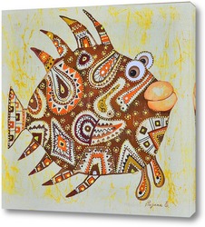   Картина Лоскутная рыбка