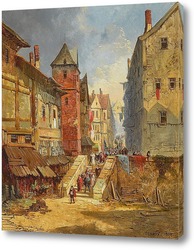   Картина Крестный ход через город