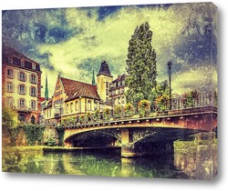   Постер Страсбургский мостик