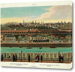    Вид части города, снятый с Кремлевской стены. Видна Якиманская часть 1845  –  1850