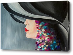   Картина Девушка в шляпе
