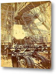   Постер Подъёмный механизм, Эйфелева башня 