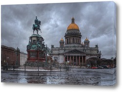   Постер Исаакиевская площадь, Санкт-Петербург
