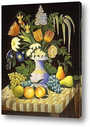   Постер Цветы и фрукты