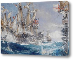   Постер Морское сражение