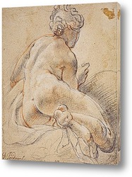  Картина Сидящая обнаженная, 1601