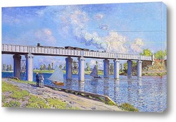   Картина Железнодорожный мост в Аржантее, 1873