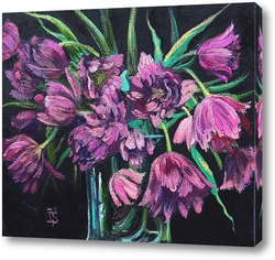   Картина Махровые тюльпаны