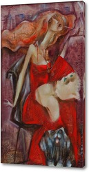   Постер Дамочка в красном 