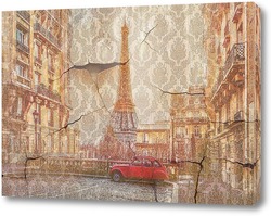   Постер  Маленькая улица Парижа