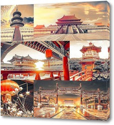   Постер Архитектура Китая