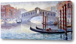   Картина Венеция. Мост "Риальто"