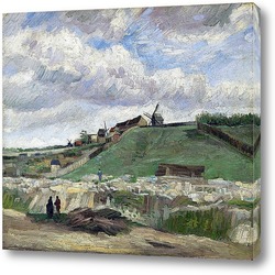   Картина Холм Монмартр с каменоломней, 1886