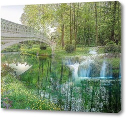   Постер Пейзаж с мостом