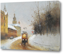   Картина Львовский трамвайчик