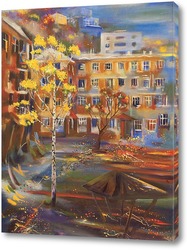   Картина Осенний городок