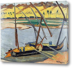   Картина Лодка на Ниле