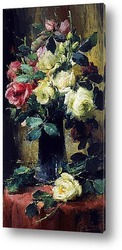   Постер Розы в вазе