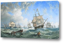   Постер Канал флота в штормовую погоду