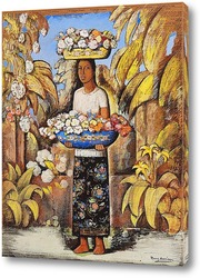   Постер Продавец цветов
