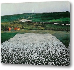   Картина Цветочная поляна на Севере