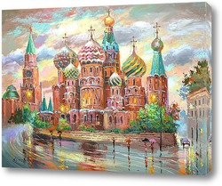   Картина Собор Василия Блаженного
