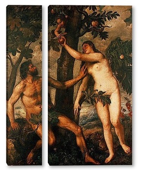 Модульная картина Грехопадение.Около 1570.