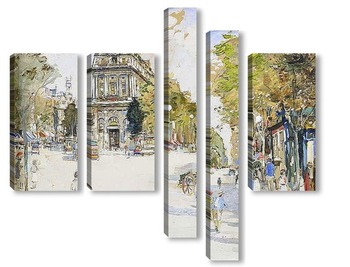 Модульная картина Бульвар Сен-Мартен, Париж
