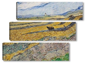  Пшеничное поле, под грозовыми тучами, 1890