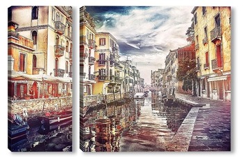 Модульная картина Сказочная Венеция 