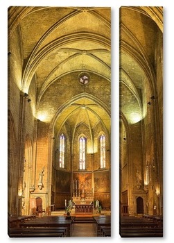 Модульная картина Убранство собора Сен-Лоран