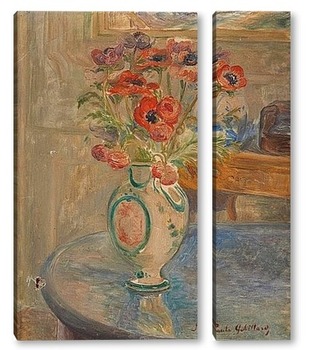 Модульная картина Букет цветов на столе