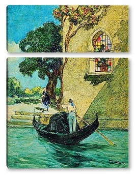 Модульная картина Венецианский гондольер