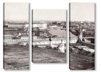 Модульная картина Вид на восточную сторону Московского Кремля 