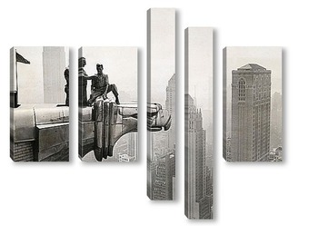  Уолл Стритт в тени небоскребов,1930-е.