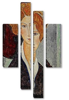  Портрет Жанны Эбютерн, сидя, 1918