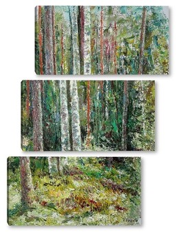 Модульная картина В лесу