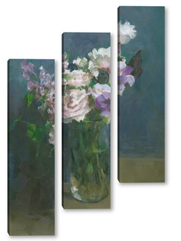 Модульная картина цветы 1 по Michael Klein