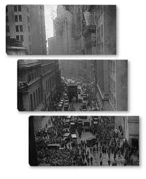  Люди и машины на Уолл Стритт, 1929г.