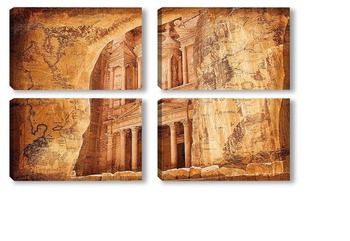 Модульная картина Древний город Петра