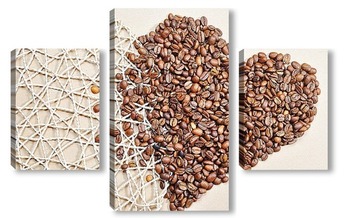 Модульная картина любовь к кофе