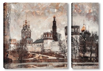 Модульная картина Новодевичий монастырь