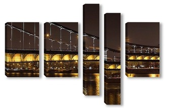 Модульная картина Крымский мост в Москве