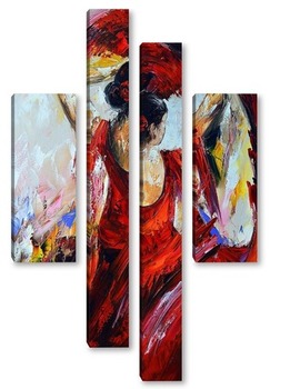Модульная картина Flamenco