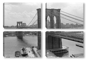  Бруклинский мост в Нью-Йорке,1903