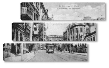 Модульная картина Улица Столыпинская 1910  –  1916